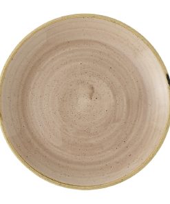 Churchill Stonecast Truffle Evolve Coupe Plates 165mm 12 Pack (JC740)