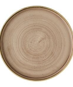 Churchill Stonecast Truffle Walled Plates 210mm 6 Pack (JC746)