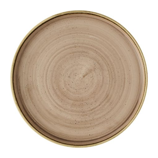 Churchill Stonecast Truffle Walled Plates 210mm 6 Pack (JC746)