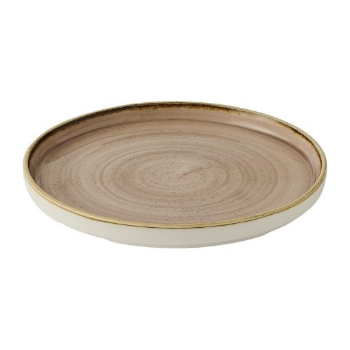 Churchill Stonecast Truffle Walled Plates 210mm 6 Pack (JC746)