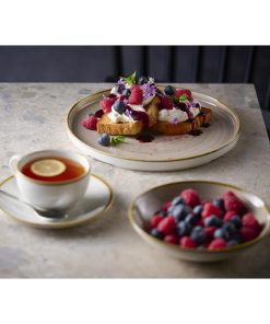 Churchill Stonecast Truffle Chefs Oblong Plates 352x187mm 6 Pack (JC749)