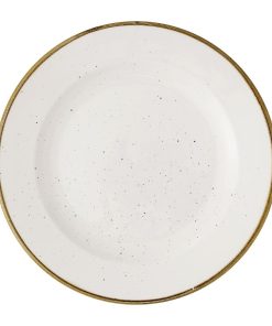 Churchill Stonecast Barley White Profile Plates 260mm 12 Pack (JC751)