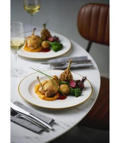 Churchill Stonecast Barley White Profile Plates 260mm 12 Pack (JC751)