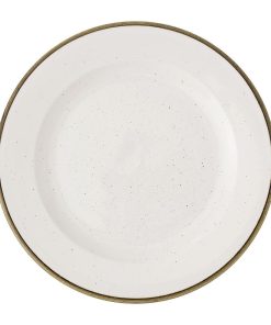 Churchill Stonecast Barley White Profile Plates 305mm 12 Pack (JC752)