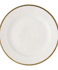 Churchill Stonecast Barley White Profile Plates 210mm 12 Pack (JC755)