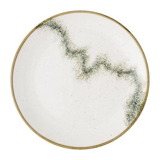 Churchill Stonecast Spice Barley White Coupe Plates 260mm 12 Pack (JC757)