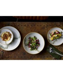 Churchill Stonecast Spice Barley White Coupe Plates 260mm 12 Pack (JC757)