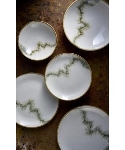 Churchill Stonecast Spice Barley White Coupe Plates 260mm 12 Pack (JC757)