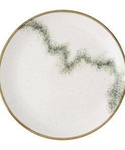 Churchill Stonecast Spice Barley White Coupe Plates 288mm 12 Pack (JC758)