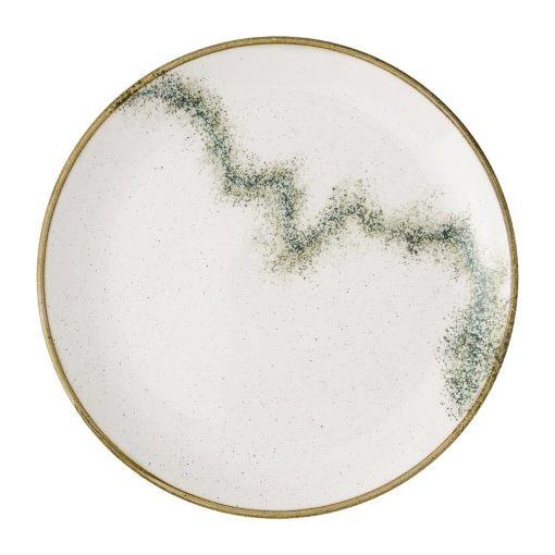 Churchill Stonecast Spice Barley White Coupe Plates 288mm 12 Pack (JC758)