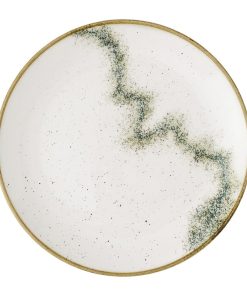 Churchill Stonecast Spice Barley White Coupe Plates 217mm 12 Pack (JC761)