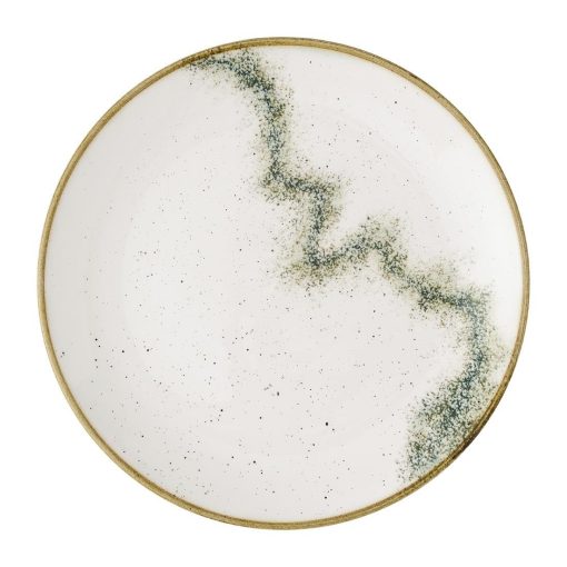 Churchill Stonecast Spice Barley White Coupe Plates 217mm 12 Pack (JC761)