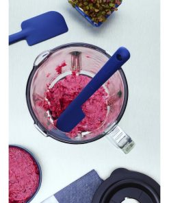 Deglon Stop Glisse Half Maryse Blue Heat Resistant Spatula 250mm (JC767)