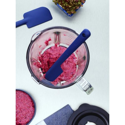 Deglon Stop Glisse Half Maryse Blue Heat Resistant Spatula 250mm (JC767)