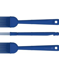 Deglon Stop Glisse Half Maryse Blue Heat Resistant Spatula 250mm (JC767)