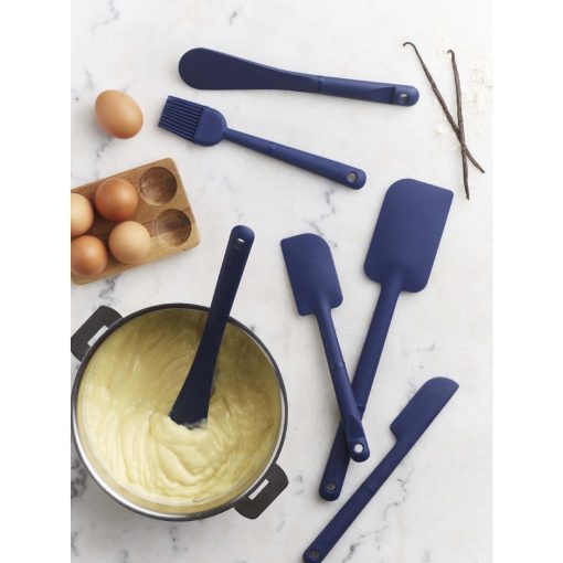 Deglon Stop Glisse Half Maryse Blue Heat Resistant Spatula 250mm (JC767)
