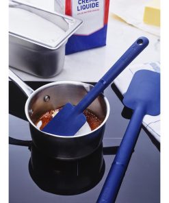 Deglon Stop Glisse Half Maryse Blue Heat Resistant Spatula 250mm (JC767)