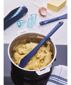 Deglon Stop Glisse Rigid Blue Heat Resistant Spatula 300mm (JC924)