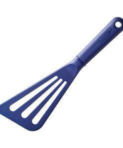 Deglon Blue Flexible Slotted Spatula 280mm (JC929)
