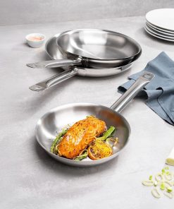 Tramontina Stainless Steel Triple Base Frying Pan 20cm (JC943)