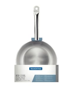 Tramontina Stainless Steel Triple Base Frying Pan 30cm (JC945)