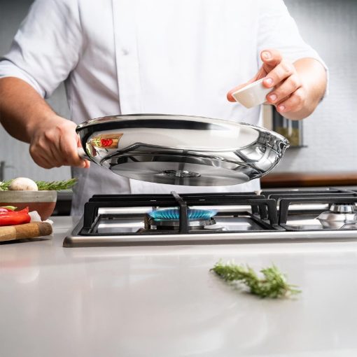 Tramontina Stainless Steel Triple Base Frying Pan 30cm (JC945)