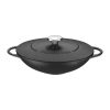 Tramontina Enamel Cast Iron Wok 32cm (JC949)