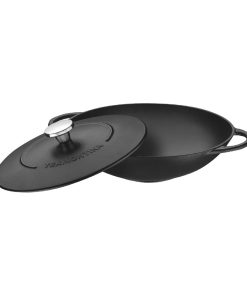 Tramontina Enamel Cast Iron Wok 32cm (JC949)