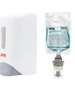 Jantex Manual Hand Soap Dispenser and Refill Bundle 500ml (SA789)