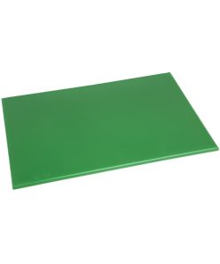 Hygiplas Colour Coded Green Set - Tong Chopping Board and Cooks Knife 3 Pack (SA791)