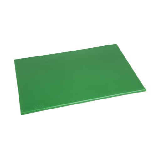 Hygiplas Colour Coded Green Set - Tong Chopping Board and Cooks Knife 3 Pack (SA791)