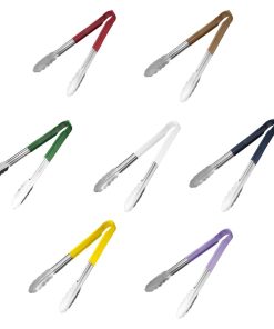 Hygiplas 300mm Colour Coded Tong Set 7 Colours (SA793)