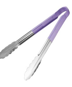 Hygiplas 300mm Colour Coded Tong Set 7 Colours (SA793)