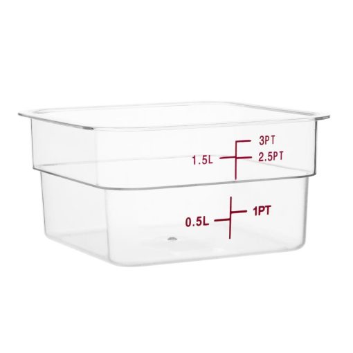 Hygiplas 1-5Ltr and 3-5Ltr Square Storage Bundle with 7 Colour Lids (SA794)