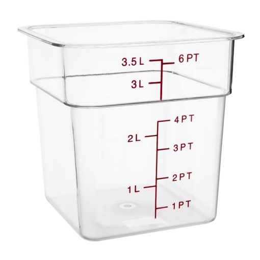 Hygiplas 1-5Ltr and 3-5Ltr Square Storage Bundle with 7 Colour Lids (SA794)