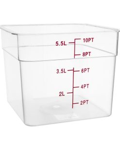 Hygiplas 5-5Ltr and 7Ltr Square Storage Bundle with 7 Colour Lids (SA795)