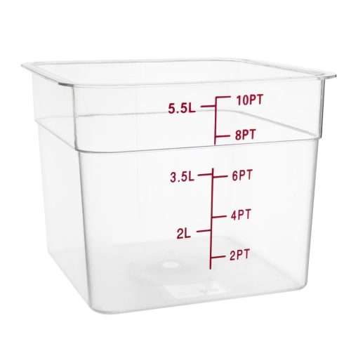 Hygiplas 5-5Ltr and 7Ltr Square Storage Bundle with 7 Colour Lids (SA795)