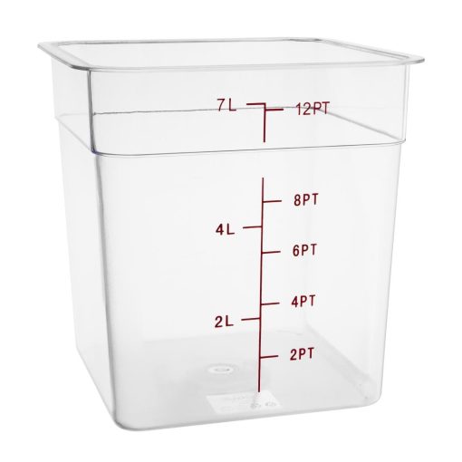 Hygiplas 5-5Ltr and 7Ltr Square Storage Bundle with 7 Colour Lids (SA795)