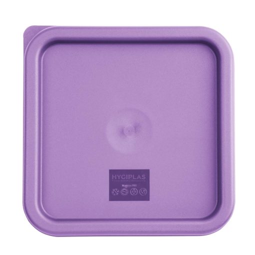 Hygiplas 5-5Ltr and 7Ltr Square Storage Bundle with 7 Colour Lids (SA795)