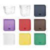 Hygiplas 10Ltr and 15Ltr Square Storage Bundle with 7 Colour Lids (SA796)