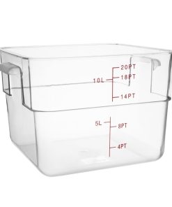 Hygiplas 10Ltr and 15Ltr Square Storage Bundle with 7 Colour Lids (SA796)