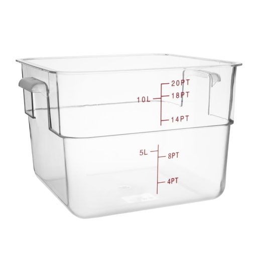 Hygiplas 10Ltr and 15Ltr Square Storage Bundle with 7 Colour Lids (SA796)