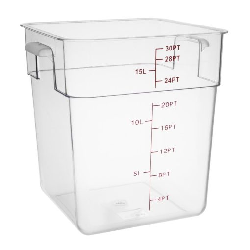 Hygiplas 10Ltr and 15Ltr Square Storage Bundle with 7 Colour Lids (SA796)
