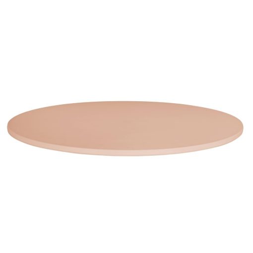 Bolero Mila 600mm Round Cafe Table - Nude Pink (SA830)