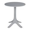 Bolero Lorenzo 600mm Round Cafe Table - Medium Grey (SA831)