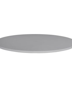 Bolero Lorenzo 600mm Round Cafe Table - Medium Grey (SA831)