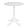 Bolero Mateo 600mm Round Cafe Table - White (SA832)