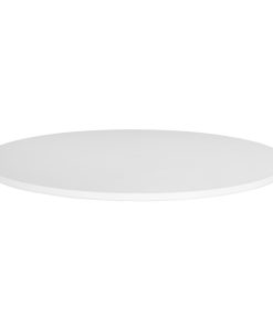 Bolero Mateo 600mm Round Cafe Table - White (SA832)
