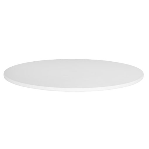 Bolero Mateo 600mm Round Cafe Table - White (SA832)