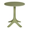 Bolero Verona 700mm Round Cafe Table - Olive Green (SA833)